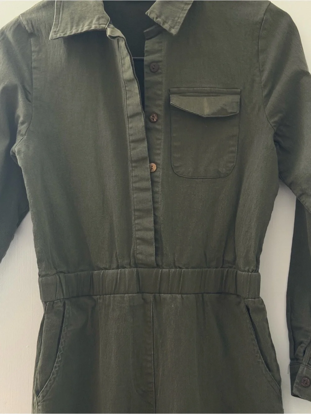 Olive Utility Jumpsuit